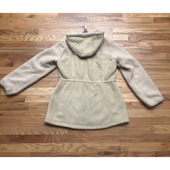 Koolaburra by UGG Jacket Women's Sz Small Beige Hooded Sherpa Pockets Full Zip - Picture 3 of 10